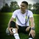 4. Proskary Mini white soccer shin guards