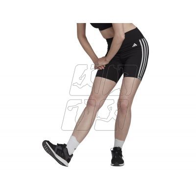 Adidas Training Essentials 3-Stripes High-Waisted Short Tights W HK9964