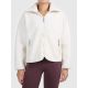 7. Women's loose sherpa fleece with stand-up collar 4F 4FWAW26TFLEF463-11S