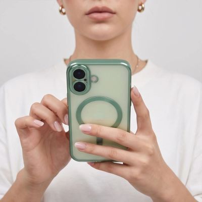 7. Tech-Protect MagFlex Case for iPhone 17 - Matte Green