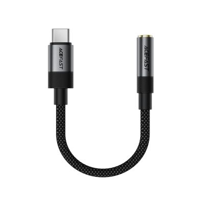 2. Acefast J12 USB-C to 3.5mm mini jack adapter - black
