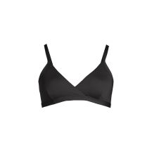 CASALL Overlap Bikini Top Black