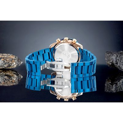 6. Giewont Chronograph Sapphire Blue Copper Men's Watch GW8720-B5