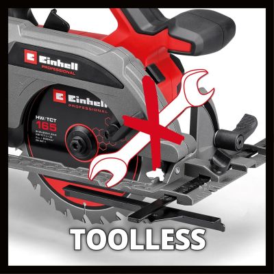 5. Circular saw 18V TP-CS 18/165 LI BL-SOLO 4331225 EINHELL