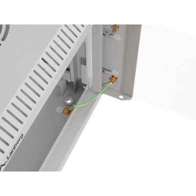 7. Lanberg WF11-3309-10S 9U Rack Wall-mounted Cabinet Gray