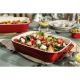 7. Set of 3 rectangular ceramic dishes STAUB 40508-171-0 - red