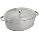 STAUB LA COCOTTE Oval Cast Iron Pot 3.2 ltr, Truffle
