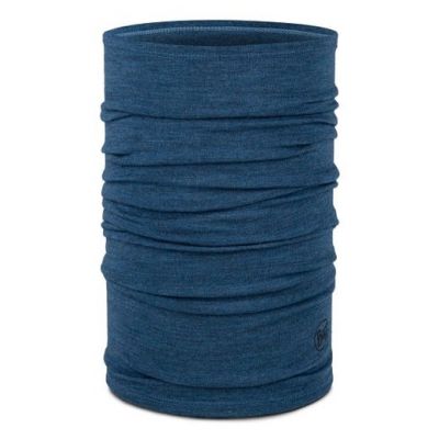 3. Buff Merino Midweight Multifunctional Scarf Blue