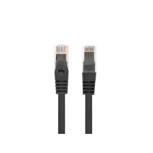 LANBERG CAT.6 UTP LSZH CU 0.25M BLACK PATCH CABLE FLUKE PASSED