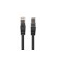 LANBERG CAT.6 UTP LSZH CU 0.25M BLACK PATCH CABLE FLUKE PASSED