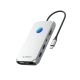 Orico XCR 12in1 RGB USB-C Docking Station 3x USB-A 3.1 1x USB-A 2.0 1x USB-C PD 100 W 1x USB-C 3.1 1x HDMI 1.4 4K 30Hz 1x VGA 1080p 1x microSD/SD 3.0 1x RJ Gigabit Ethernet 1x Audio CTIA 3.5 mm - Silver