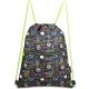 PREMIUM SCHOOL DRAWSTRING BAG/BACKPACK WITH PRINT SEMI LINE