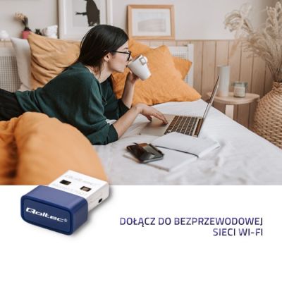 5. QOLTEC WI-FI ADAPTER WIRELESS N STANDARD | BT 4.0 USB