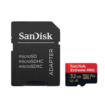 3. SanDisk Extreme Pro SDSQXCG-032G-GN6MA (32GB; Class U3) Memory Card