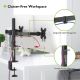7. TECHLY DOUBLE DESK ARM 2X LED/LCD 13-27 CA