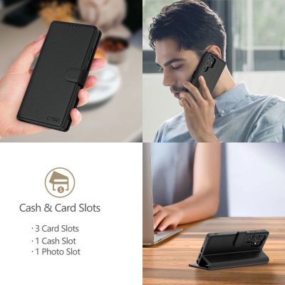 4. Tech-Protect Wallet Case for Samsung Galaxy S25 - Black