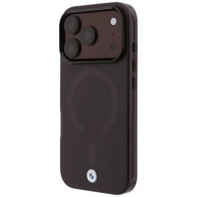 2. BMW Sign Frosted IML & Metal Logo MagSafe Case for iPhone 18 Pro Max / 17 Pro Max - Burgundy