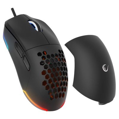 RAMPAGE WIRED GAMING MOUSE 12800 DPI BLINK BLACK