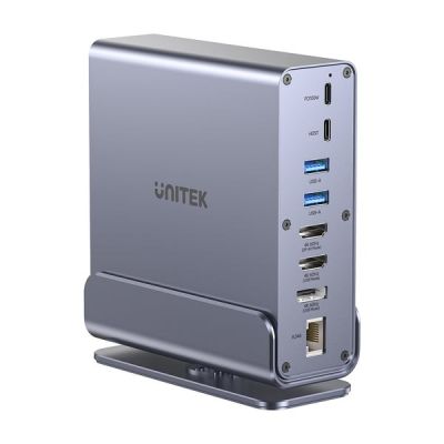 18. Unitek DisplayLink 4K Universal Docking Station x3