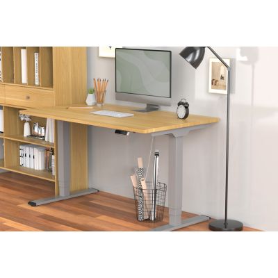 7. Digitus Electrically Adjustable Table Frame, Two Motors, 3-Stage, Gray