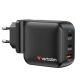 Verbatim GaN Charger 100W Universal Black AC Fast Charging Internal