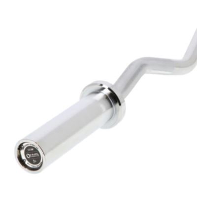 3. Olympic bar 120cm with lock jaw clamps black GOL160 