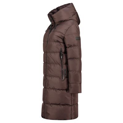 4. Women’s parka Geographical Norway APRIL DBROWN DB LADY 0116-2 (WZ7108F/GN-DARK BROWN)