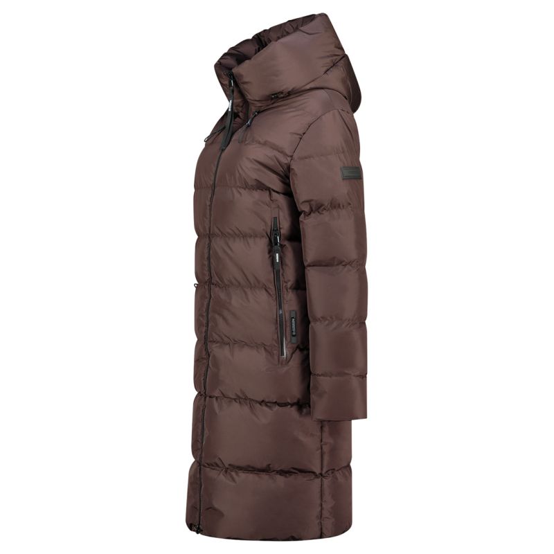 4. Women’s parka Geographical Norway APRIL DBROWN DB LADY 0116-2 (WZ7108F/GN-DARK BROWN)