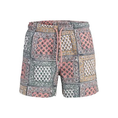 Jack&Jones men's swim shorts JPSTMAUI SHELL AOP SWIM SHORTS REG 12291808 ASH ROSE