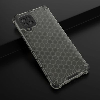 4. Honeycomb Case armor cover with TPU Bumper for Samsung Galaxy A42 5G black