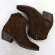 4. Brown women’s leather cowboy ankle boots Big Star SS274463