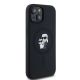 4. Karl Lagerfeld Silicone Karl&Choupette MagSafe case for iPhone 15 Plus / 14 Plus - black