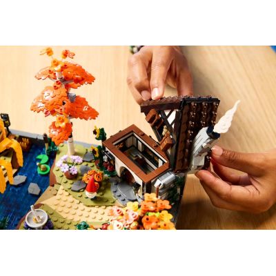 10. LEGO Icons 11372 Autumn Garden with Cottage