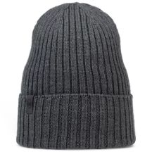 Buff Knitted Norval Beanie 12424293010 Grey One Size