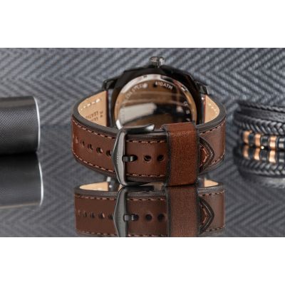 7. FOSSIL Machine FS5972 Men's Watch + BOX