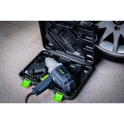 12. 800 Nm 1/2" Electric Impact Wrench for Wheels with Case W33250 WUBER
