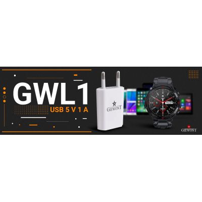 2. GIEWONT POWER ON USB 5V 1A GWL1 Universal Smartwatch Charger