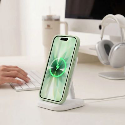 8. Tech-Protect MagPeak MagSafe CC Case for iPhone 17 – matte green