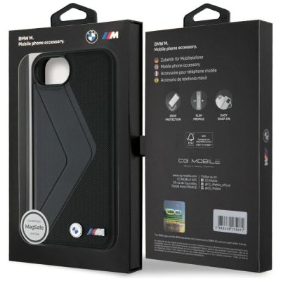 8. BMW Oversized Stripes MagSafe case for iPhone 16e - black