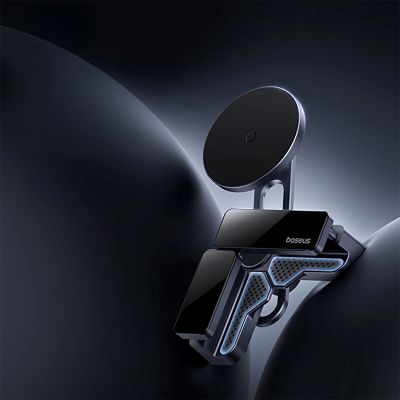 16. Baseus MaxView Magnetic Car Display Mount Holder - Gray