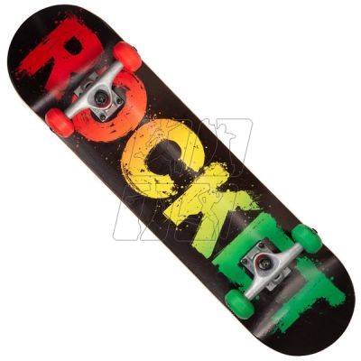 2. Rocket Rasta Fade Skateboard 8" RKT-COM-1535