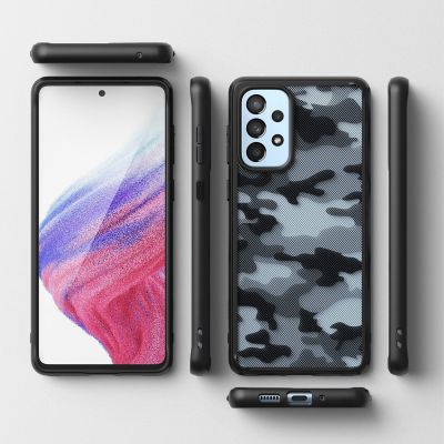 8. Ringke Fusion Matte tpu case with frame for Samsung Galaxy A73 black