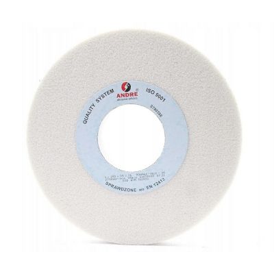ANDRE FLAT GRINDING WHEEL 250mm x 25mm x 76mm 99AY46K7VE01-35 WHITE "TYPE 1"