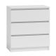 3. M3 MALWA CHEST OF 3 DRAWERS WHITE