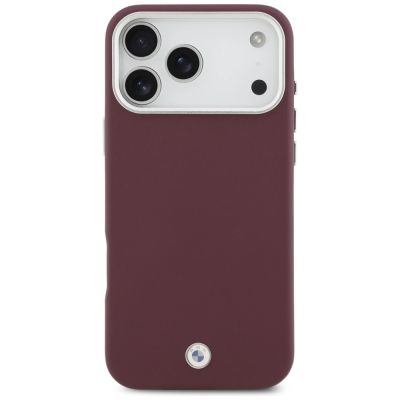 3. BMW Sign Full Wrapped Metal MagSafe Case for iPhone 17 Pro Max - Red