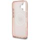 7. Karl Lagerfeld IML Choupette Head Logo MagSafe iPhone 16 Case - Pink