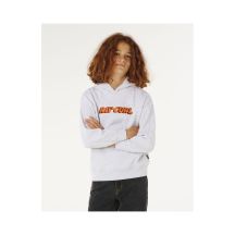 RIP CURL Eternal Shred Logo Hood-Boy Gray