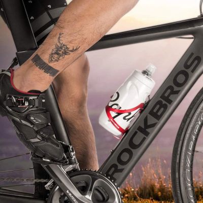 2. Rockbros 2017-11ARD Aluminum Bike Bottle Holder - Red