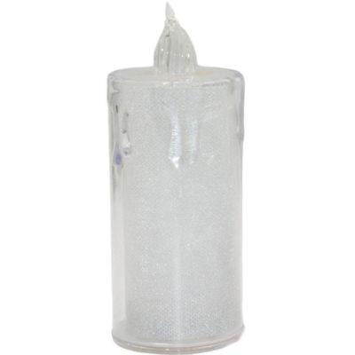 25. DECORATIVE CANDLE 3 PCS TRANSPARENT WARM WHITE 1 LED