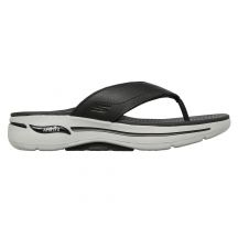 Skechers Go Walk Arch Fit San M 229022-BKGY Flip-Flops